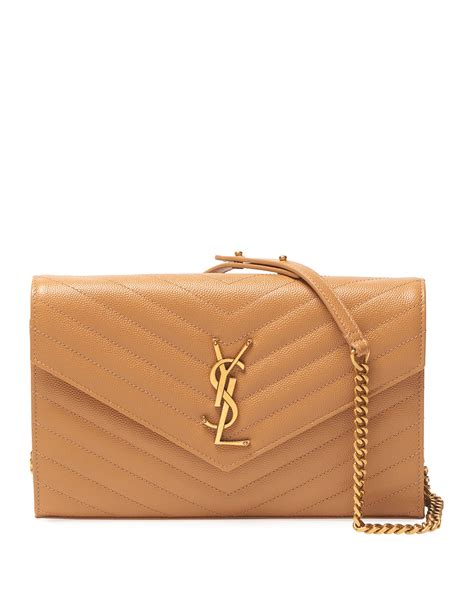 ysl monogram large wallet on chain|ysl wallet on chain sale.